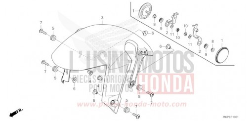 PARAFANGO ANTERIORE (CB500FAN/P) CB500FAN di 2022